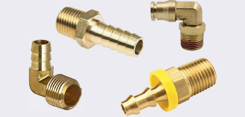 Brass Push On Hose Fittings